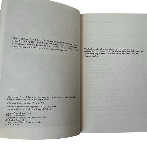 Foxfire Paperback Book Lot 1-4 Bundle Volume Set Fieldcraft Bushcraft Survival - Picture 14 of 16